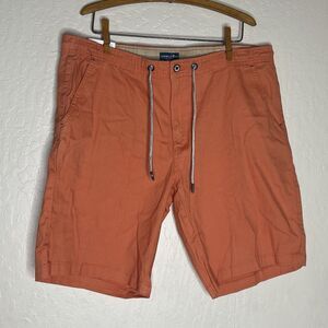 Caribbean Joe Orange Bermuda Shorts Men’s Size 38 Nwts Flaw
